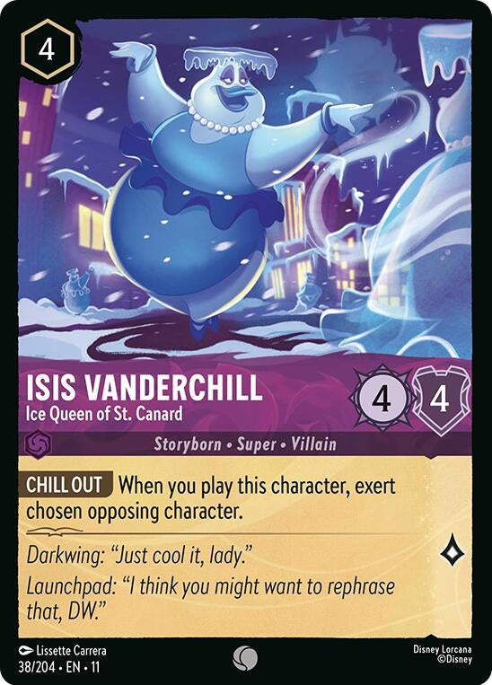 Image for Isis Vanderchill - Ice Queen of St. Canard (38/204) (Winterspell) (11) - Disney Lorcana