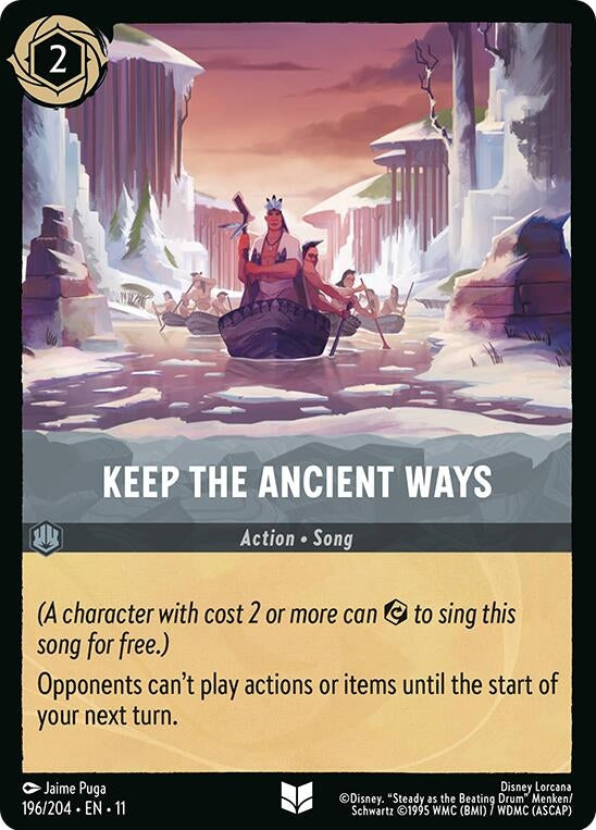 Image for Keep the Ancient Ways (196/204) (Winterspell) (11) - Disney Lorcana