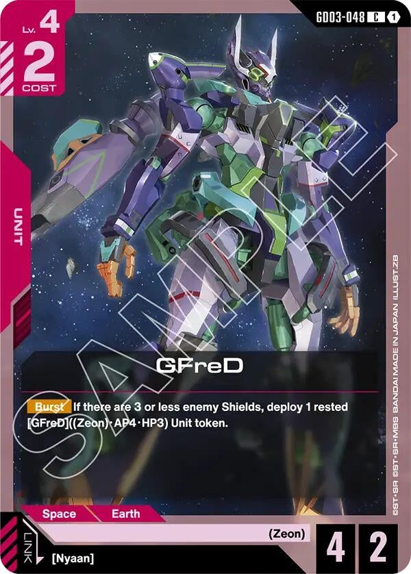 Image for GFreD (GD03-048) (GD03-048) (Steel Requiem) (GD03) - Gundam Card Game