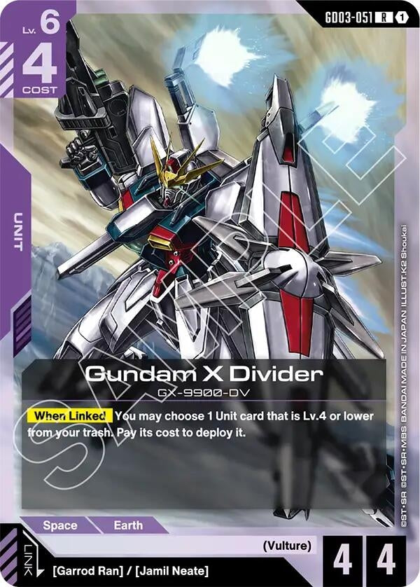 Image for Gundam X Divider (GD03-051) (Steel Requiem) (GD03) - Gundam Card Game