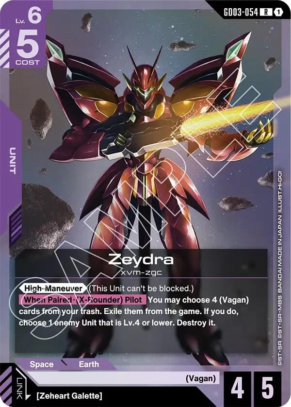 Image for Zeydra (GD03-054) (Steel Requiem) (GD03) - Gundam Card Game
