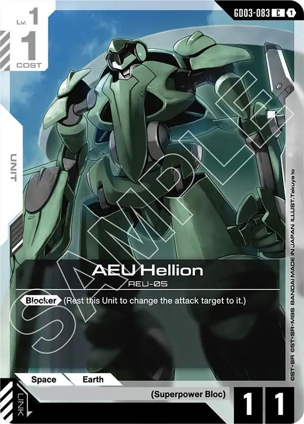 Image for AEU Hellion (GD03-083) (Steel Requiem) (GD03) - Gundam Card Game