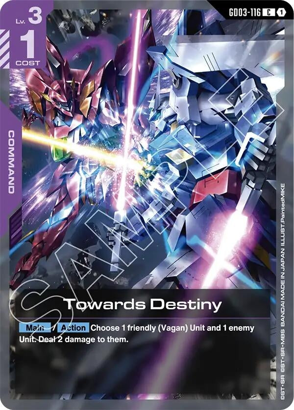 Image for Towards Destiny (GD03-116) (Steel Requiem) (GD03) - Gundam Card Game