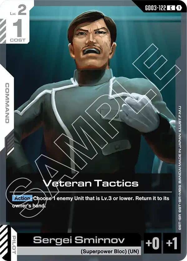 Image for Veteran Tactics (GD03-122) (Steel Requiem) (GD03) - Gundam Card Game