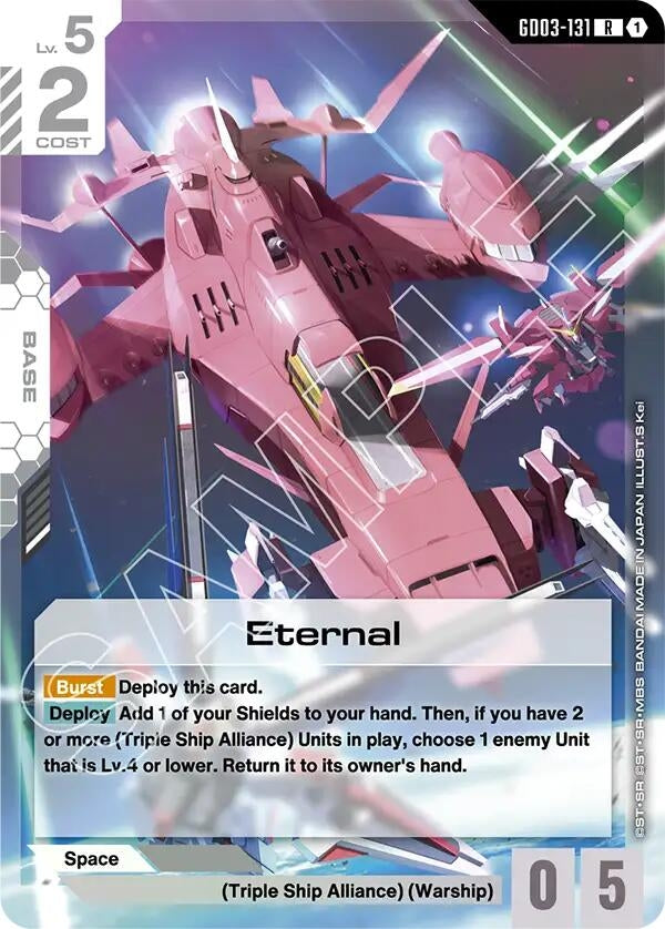 Image for Eternal (GD03-131) (Steel Requiem) (GD03) - Gundam Card Game