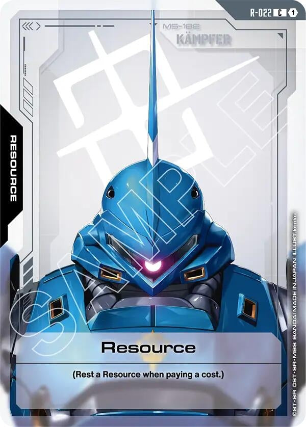 Image for Resource (R-022) (R-022) (Steel Requiem) (GD03) - Gundam Card Game