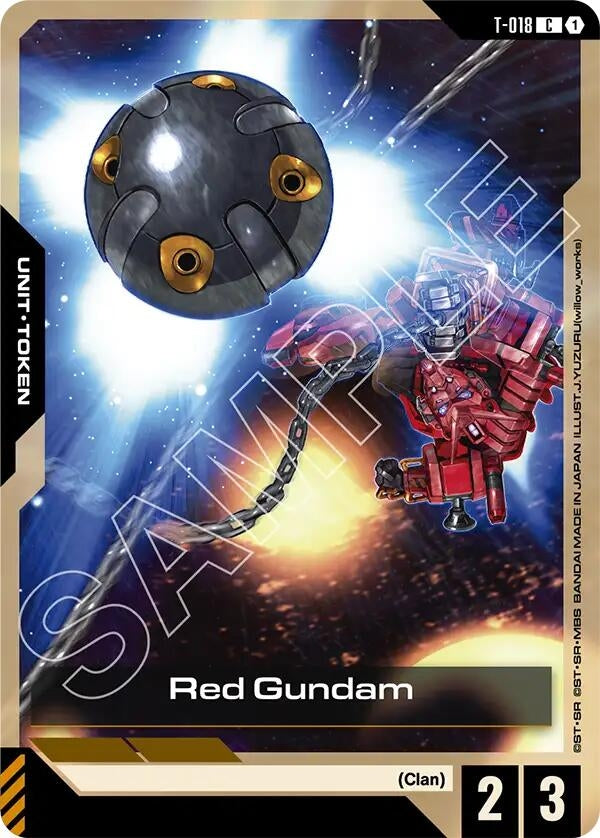 Image for Red Gundam (T-018) Token (T-018) (Steel Requiem) (GD03) - Gundam Card Game