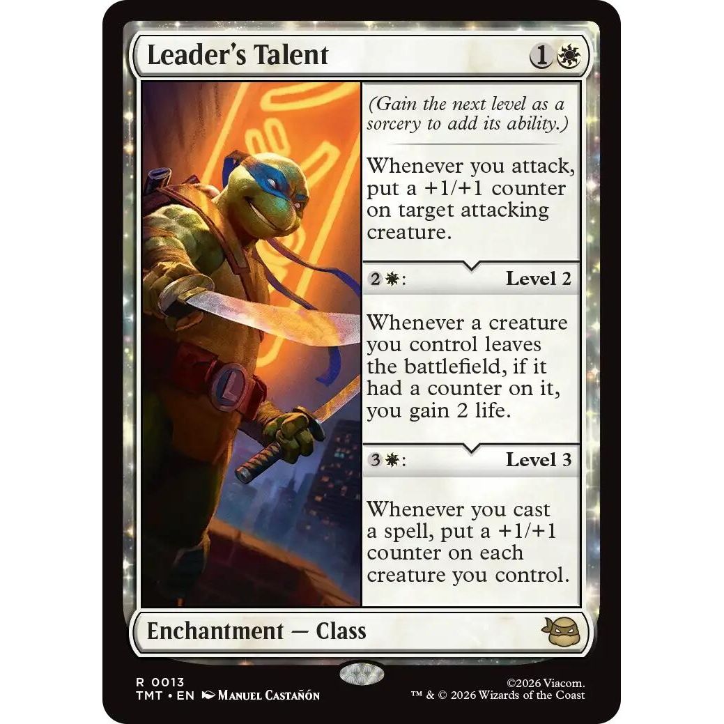 Image for Leader's Talent (13) (Teenage Mutant Ninja Turtles) - Magic: The Gathering