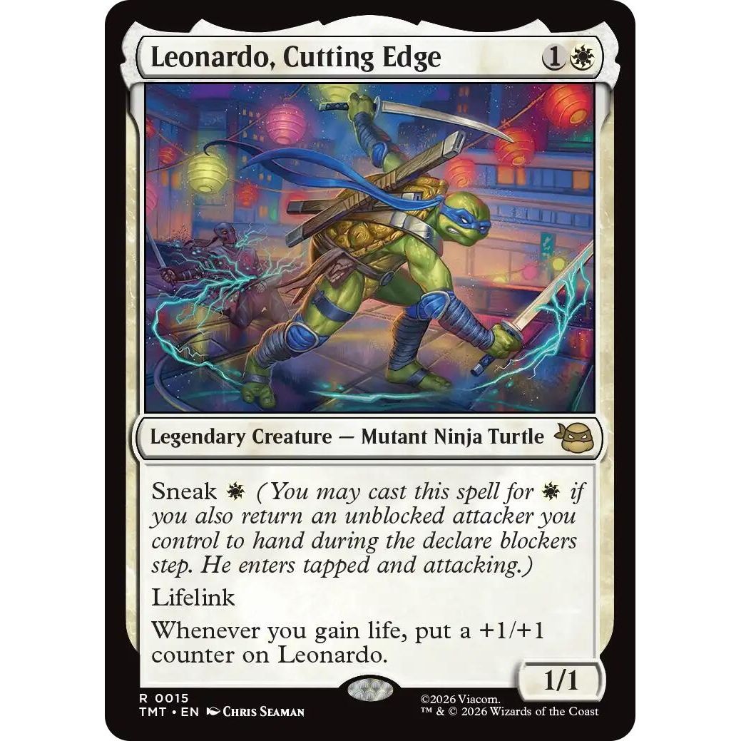 Image for Leonardo, Cutting Edge (15) (Teenage Mutant Ninja Turtles) - Magic: The Gathering