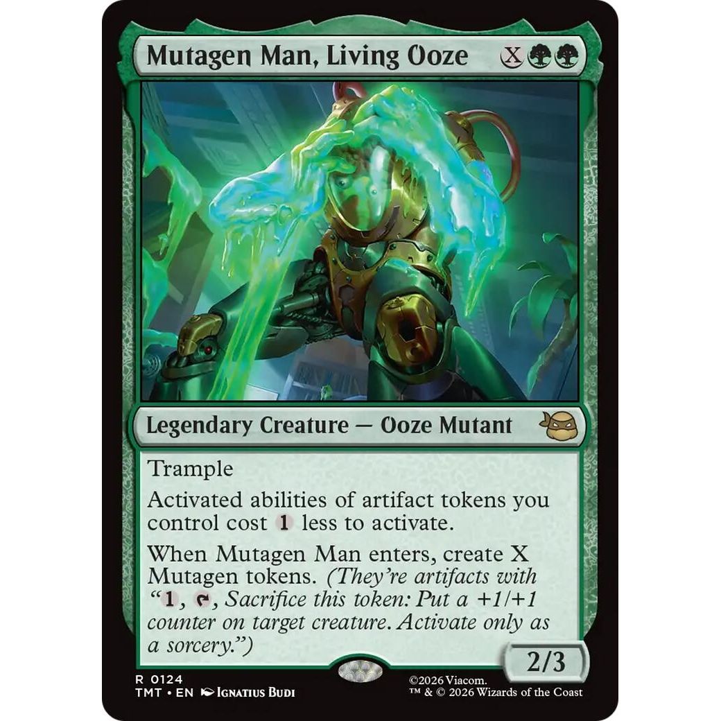 Image for Mutagen Man, Living Ooze (124) (Teenage Mutant Ninja Turtles) - Magic: The Gathering