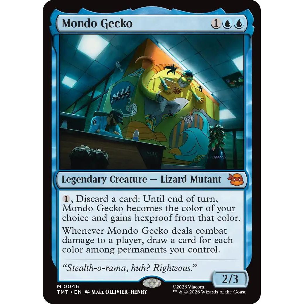 Image for Mondo Gecko (46) (Teenage Mutant Ninja Turtles) - Magic: The Gathering
