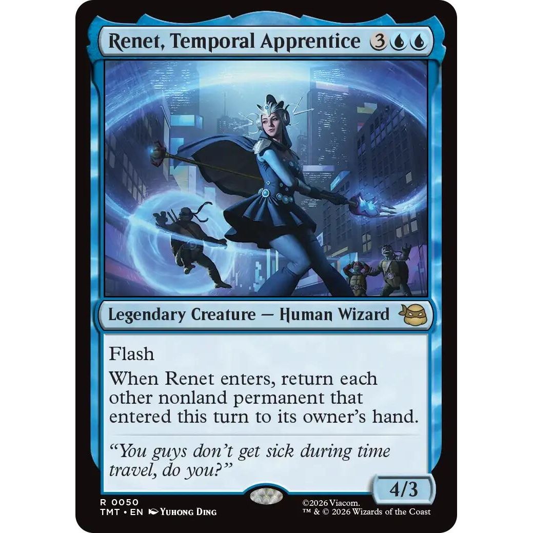 Image for Renet, Temporal Apprentice (50) (Teenage Mutant Ninja Turtles) - Magic: The Gathering
