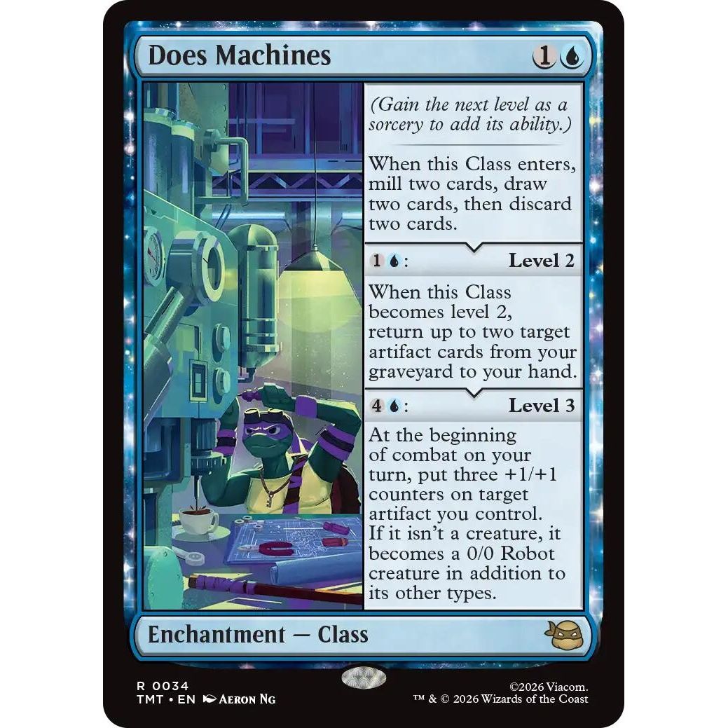 Image for Does Machines (34) (Teenage Mutant Ninja Turtles) - Magic: The Gathering