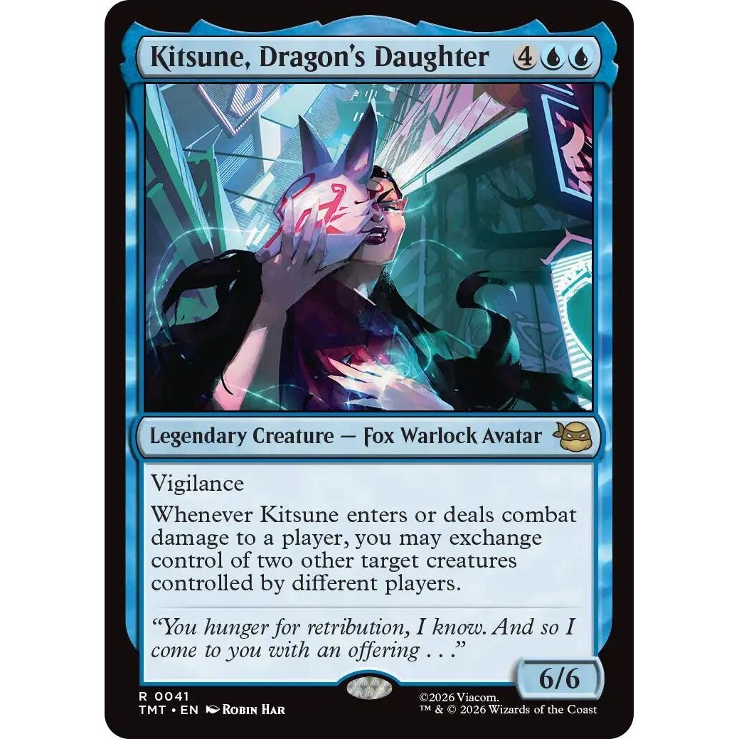 Image for Kitsune, Dragon's Daughter (41) (Teenage Mutant Ninja Turtles) - Magic: The Gathering