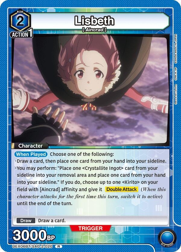 Image for Lisbeth (020) (UEX06BT/SAO-2-020) (UEX06BT: Sword Art Online Vol.2) (UEX06BT) - Union Arena