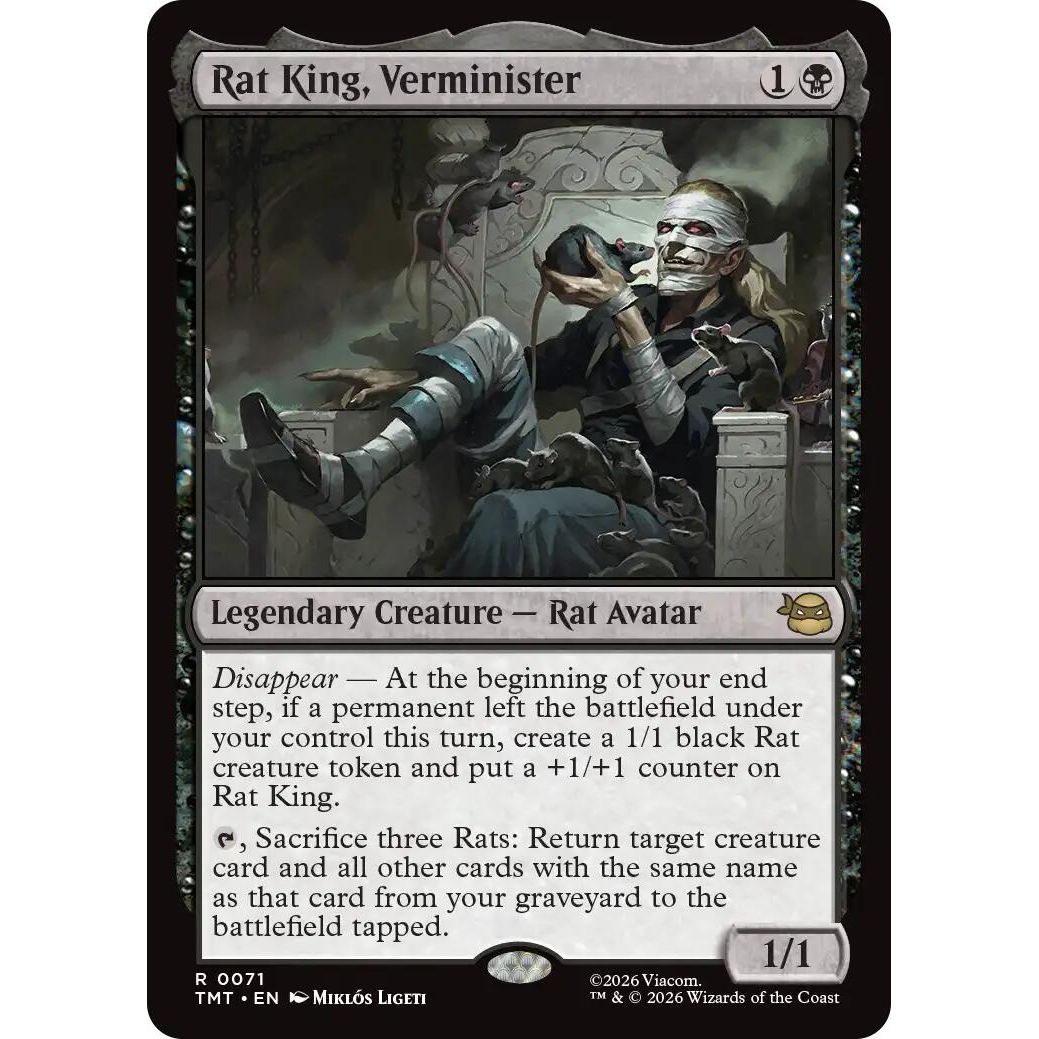 Image for Rat King, Verminister (71) (Teenage Mutant Ninja Turtles) - Magic: The Gathering