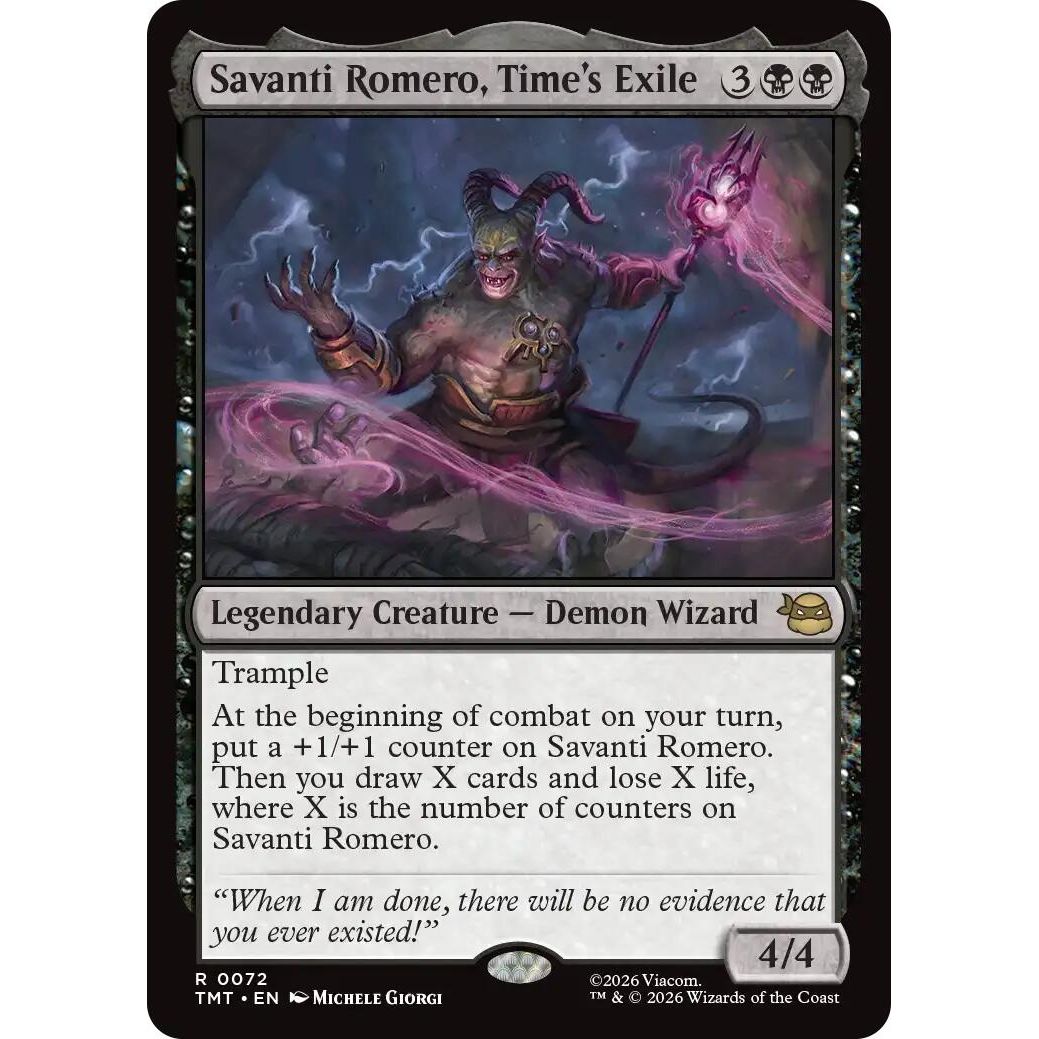 Image for Savanti Romero, Time's Exile (72) (Teenage Mutant Ninja Turtles) - Magic: The Gathering