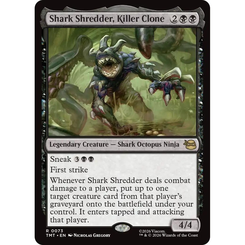 Image for Shark Shredder, Killer Clone (73) (Teenage Mutant Ninja Turtles) - Magic: The Gathering