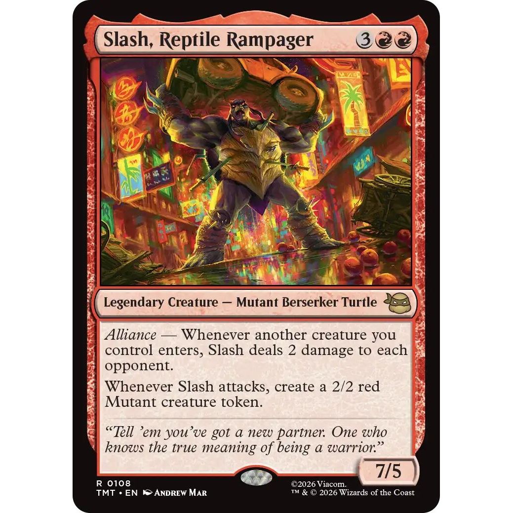Image for Slash, Reptile Rampager (108) (Teenage Mutant Ninja Turtles) - Magic: The Gathering