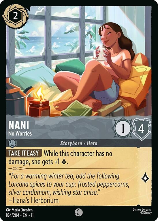 Image for Nani - No Worries (184/204) (Winterspell) (11) - Disney Lorcana