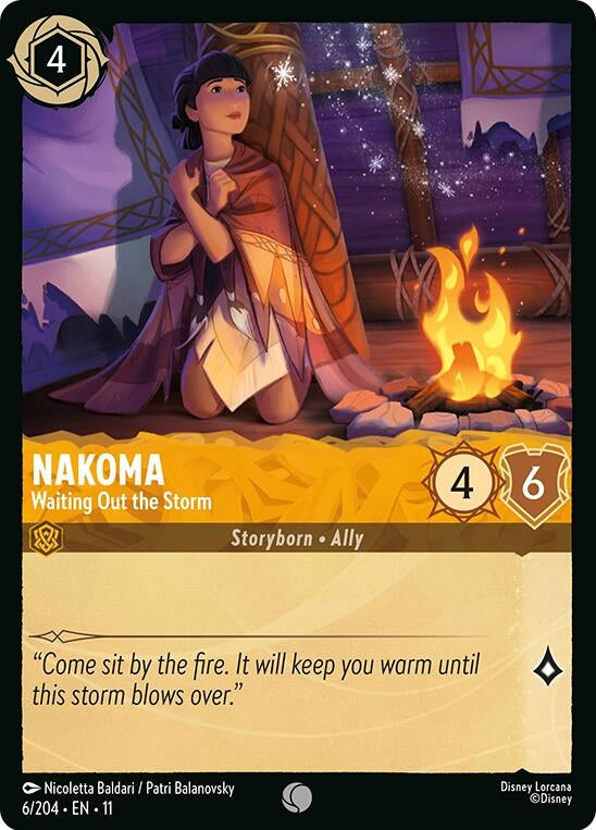 Image for Nakoma - Waiting Out the Storm (6/204) (Winterspell) (11) - Disney Lorcana