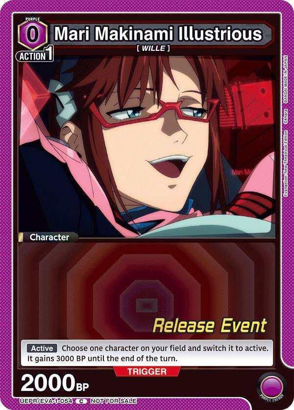 Image for Mari Makinami Illustrious (054) (UEPR/EVA-1-054) (UE15BT: Evangelion: New Theatrical Edition Release Event Cards) (UE15BT_RE) - Union Arena