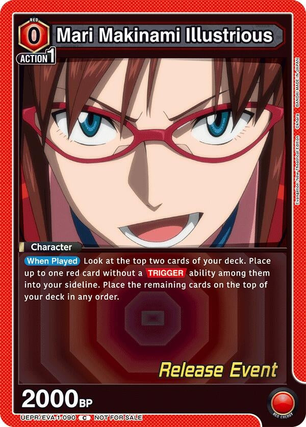 Image for Mari Makinami Illustrious (090) (UEPR/EVA-1-090) (UE15BT: Evangelion: New Theatrical Edition Release Event Cards) (UE15BT_RE) - Union Arena