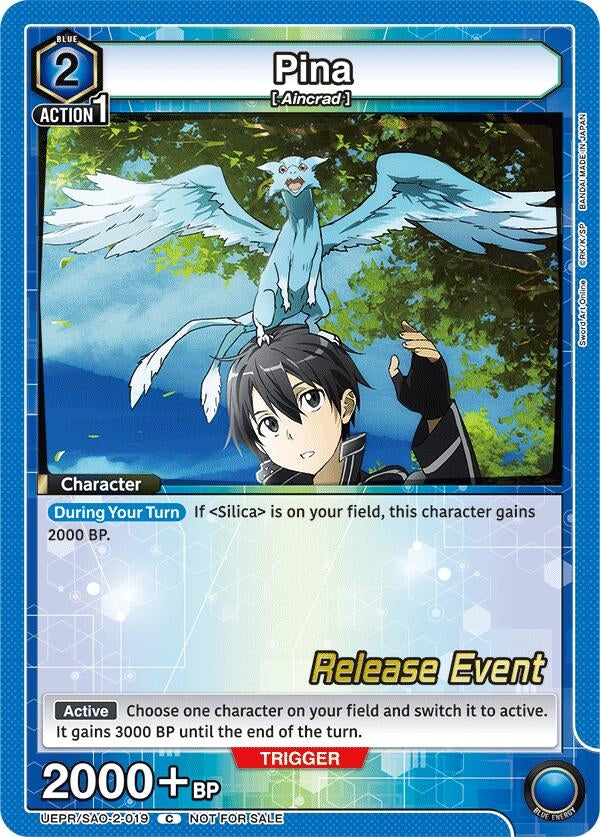 Image for Pina (UEPR/SAO-2-019) (UEX06BT: Sword Art Online Vol.2 Release Event Cards) (UEX06BT_RE) - Union Arena