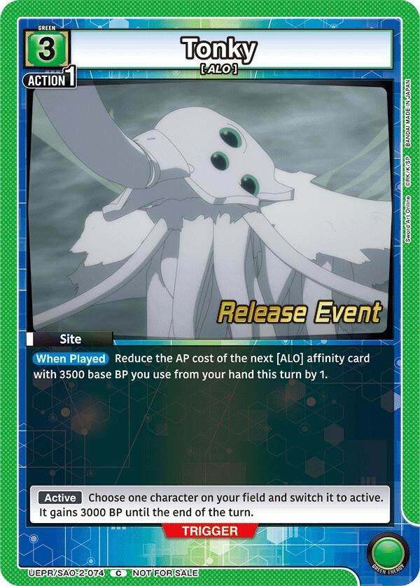 Image for Tonky (UEPR/SAO-2-074) (UEX06BT: Sword Art Online Vol.2 Release Event Cards) (UEX06BT_RE) - Union Arena