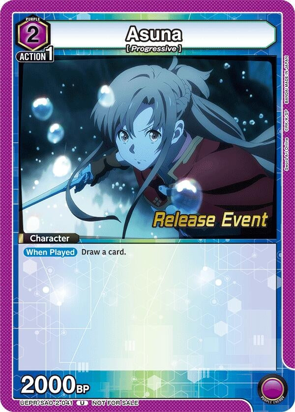 Image for Asuna (041) (UEPR/SAO-2-041) (UEX06BT: Sword Art Online Vol.2 Release Event Cards) (UEX06BT_RE) - Union Arena