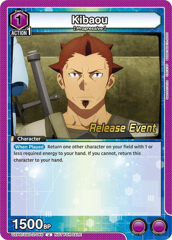 Image for Kibaou (UEPR/SAO-2-046) (UEX06BT: Sword Art Online Vol.2 Release Event Cards) (UEX06BT_RE) - Union Arena