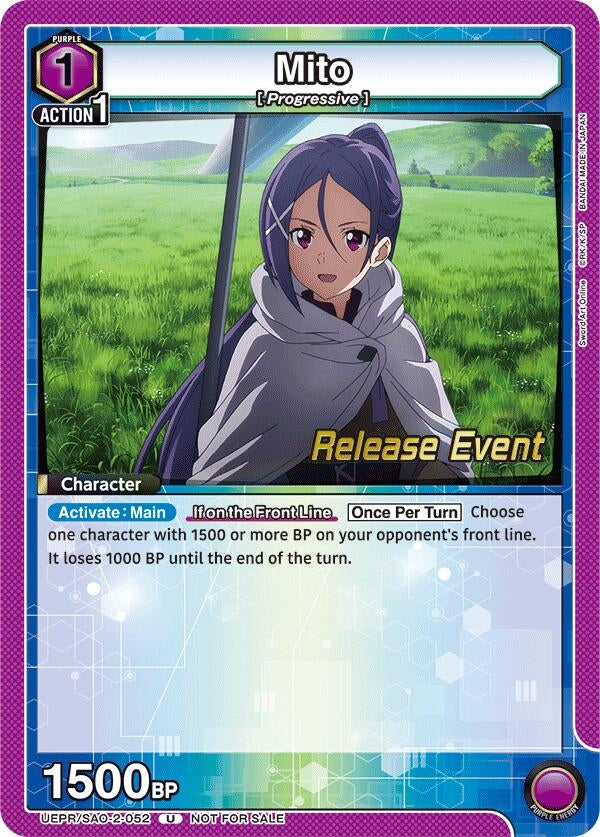 Image for Mito (052) (UEPR/SAO-2-052) (UEX06BT: Sword Art Online Vol.2 Release Event Cards) (UEX06BT_RE) - Union Arena