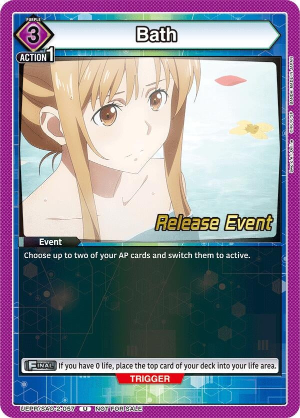 Image for Bath (UEPR/SAO-2-057) (UEX06BT: Sword Art Online Vol.2 Release Event Cards) (UEX06BT_RE) - Union Arena