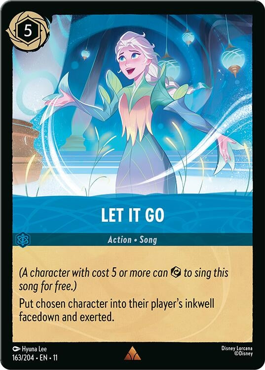 Image for Let It Go (163/204) (Winterspell) (11) - Disney Lorcana