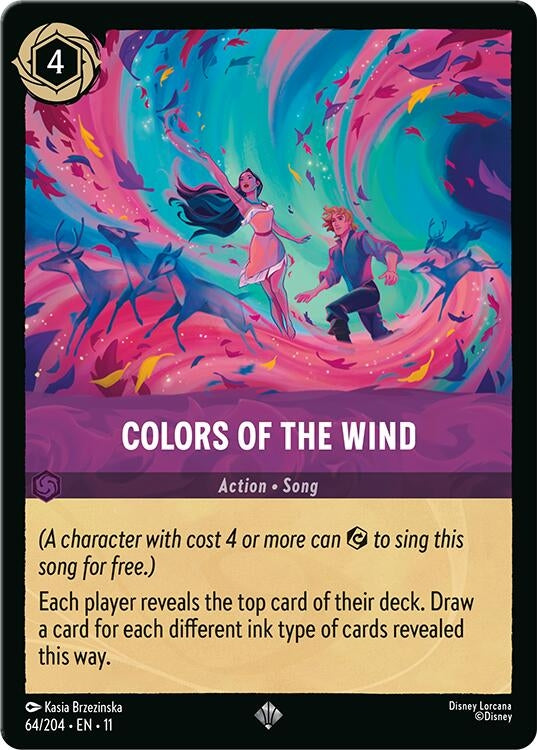 Image for Colors of the Wind (64/204) (Winterspell) (11) - Disney Lorcana