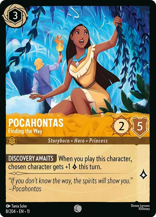 Image for Pocahontas - Finding the Way (8/204) (Winterspell) (11) - Disney Lorcana