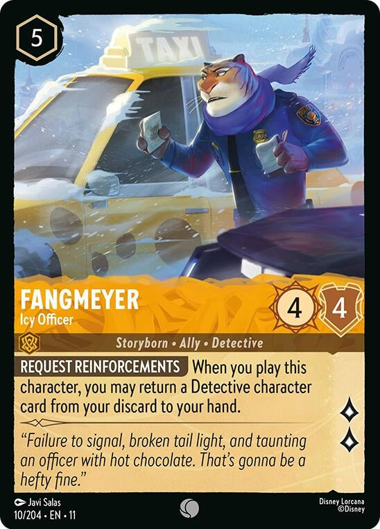 Image for Fangmeyer - Icy Officer (10/204) (Winterspell) (11) - Disney Lorcana