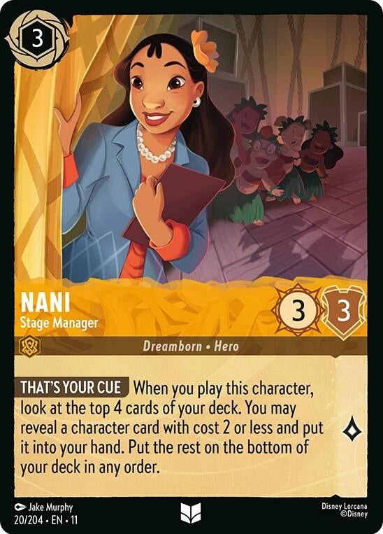 Image for Nani - Stage Manager (20/204) (Winterspell) (11) - Disney Lorcana