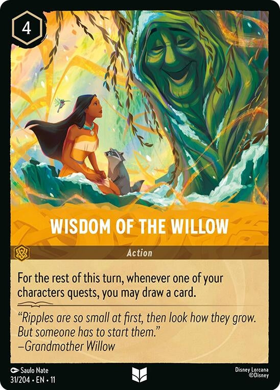 Image for Wisdom of the Willow (31/204) (Winterspell) (11) - Disney Lorcana