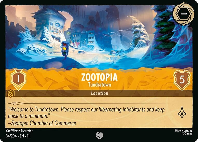 Image for Zootopia - Tundratown (34/204) (Winterspell) (11) - Disney Lorcana
