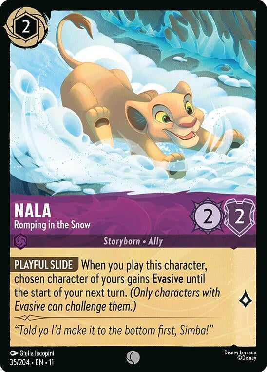 Image for Nala - Romping in the Snow (35/204) (Winterspell) (11) - Disney Lorcana