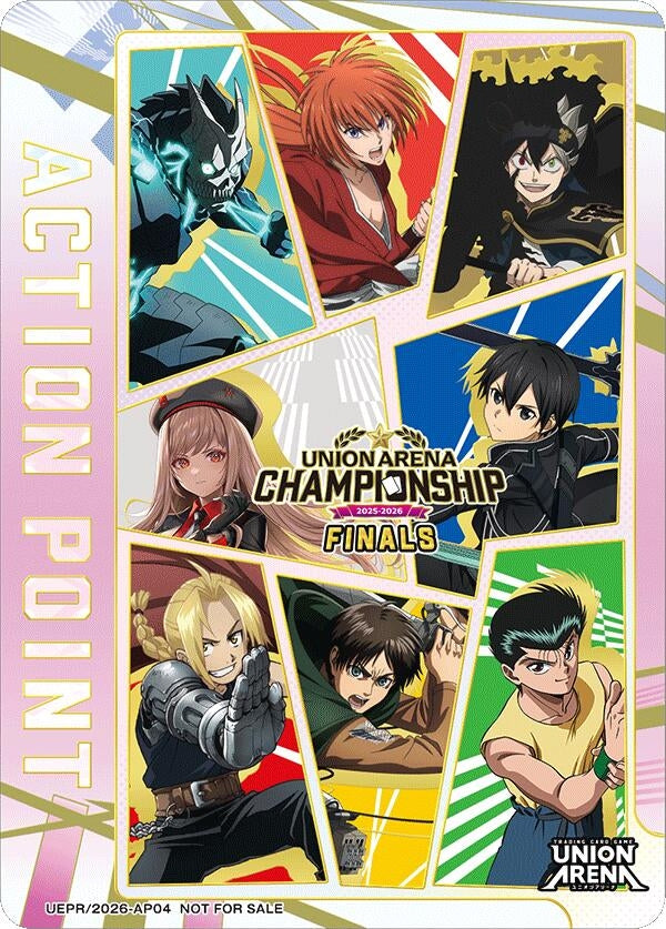 Image for Action Point Card (AP04) (25-26 Finals Participation) (UEPR/2026-AP04) (Union Arena Promotion Cards) (UEPR) - Union Arena