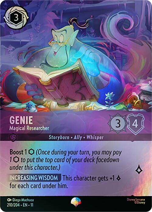 Image for Genie - Magical Researcher (Epic) (210/204) (Winterspell) (11) - Disney Lorcana