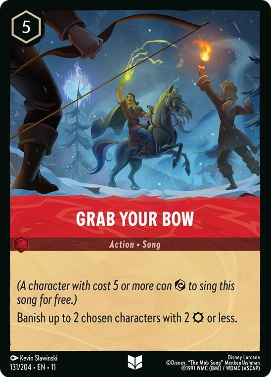 Image for Grab Your Bow (131/204) (Winterspell) (11) - Disney Lorcana