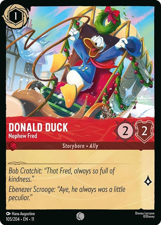 Image for Donald Duck - Nephew Fred (105/204) (Winterspell) (11) - Disney Lorcana