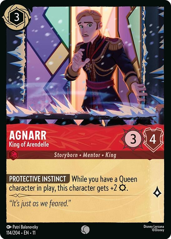 Image for Agnarr - King of Arendelle (114/204) (Winterspell) (11) - Disney Lorcana