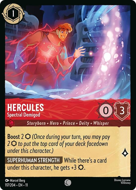 Image for Hercules - Spectral Demigod (117/204) (Winterspell) (11) - Disney Lorcana