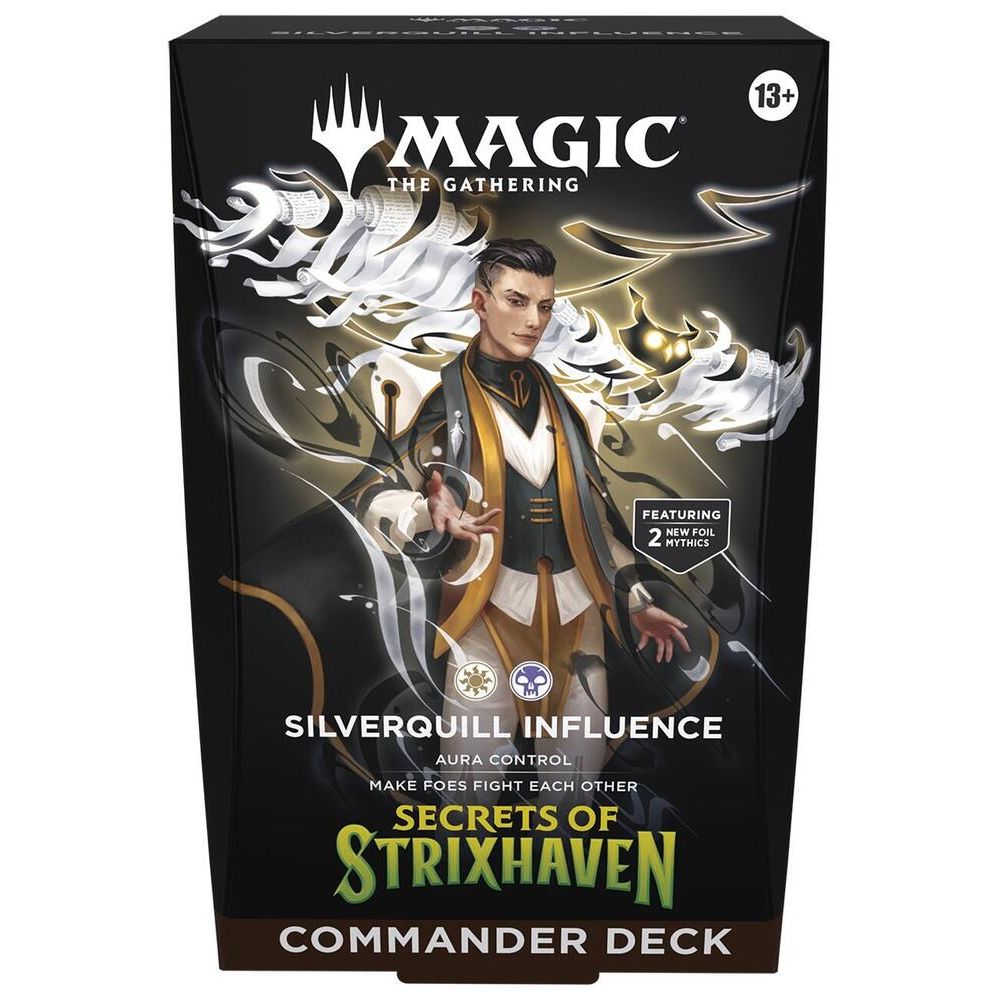 Magic The Gathering | Secrets of Strixhaven Commander Deck- Silverquill Influence - PokeBox USA