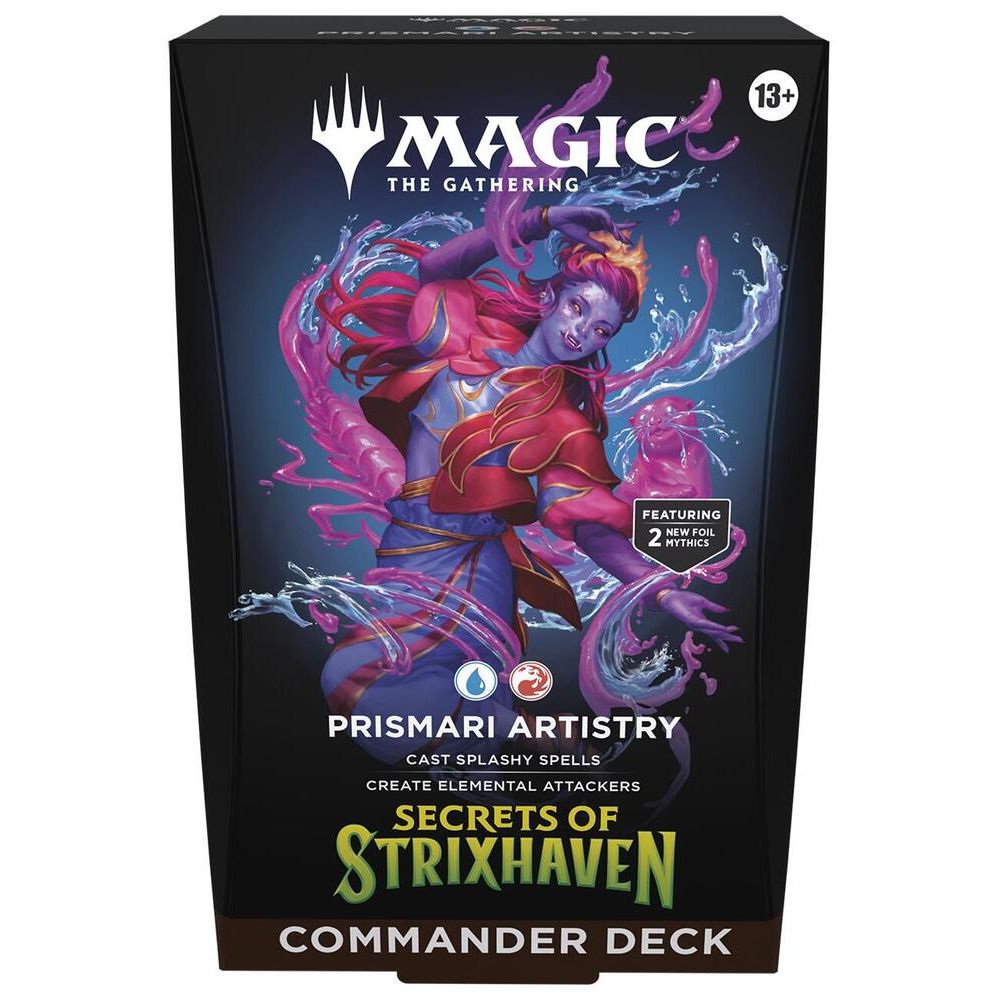 Magic The Gathering | Secrets of Strixhaven Commander Deck- Prismari Artistry - PokeBox USA