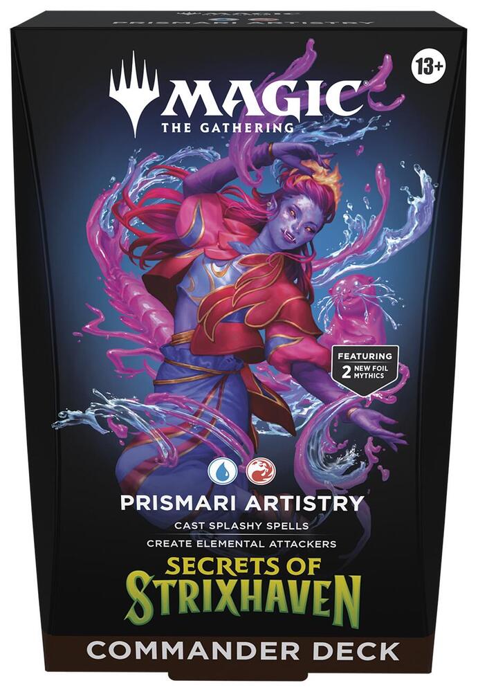 Magic The Gathering | Secrets of Strixhaven Commander Deck- Prismari Artistry - PokeBox USA
